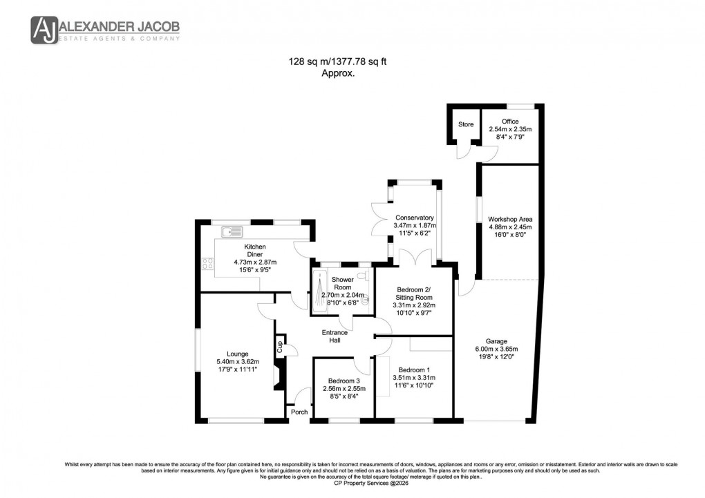 Floorplan for The Crescent, Beckingham, DN10
