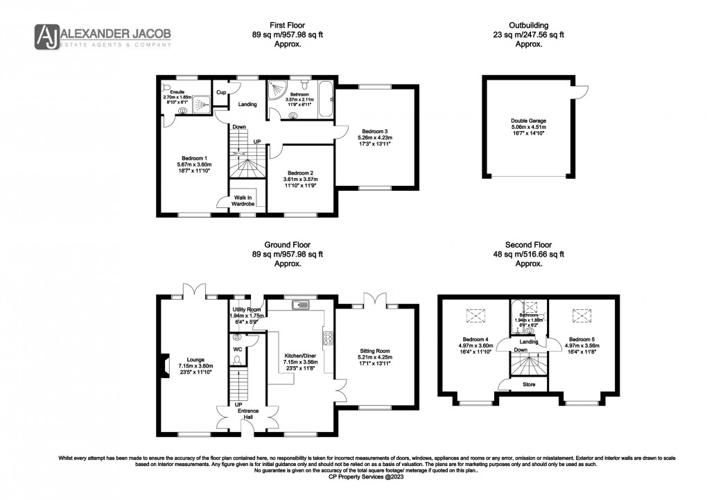 Floorplan for Tuxford, Newark, Nottinghamshire