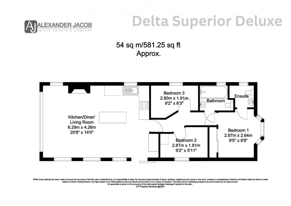 Floorplan for Austerfield, Doncaster, South Yorkshire