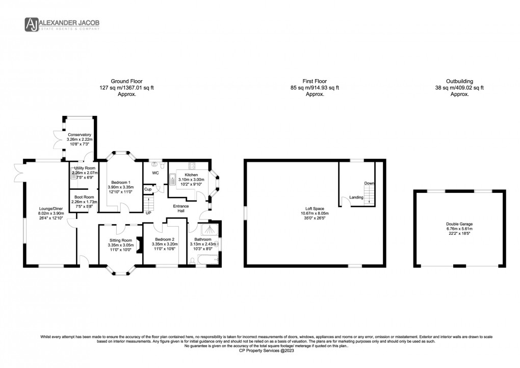 Floorplan for East Markham, Newark, Nottinghamshire