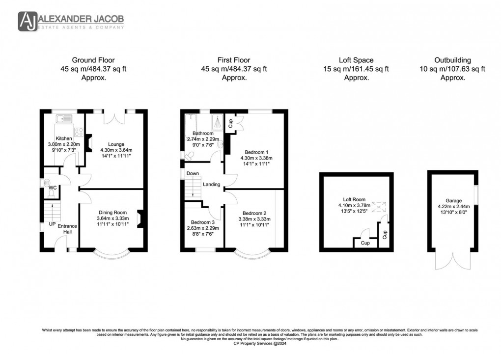Floorplan for Worksop, Nottinghamshire