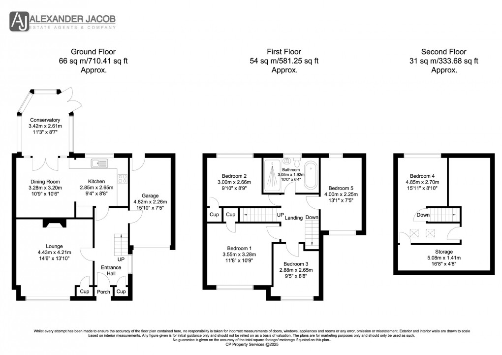Floorplan for Whinney Moor Lane, Retford, Nottinghamshire