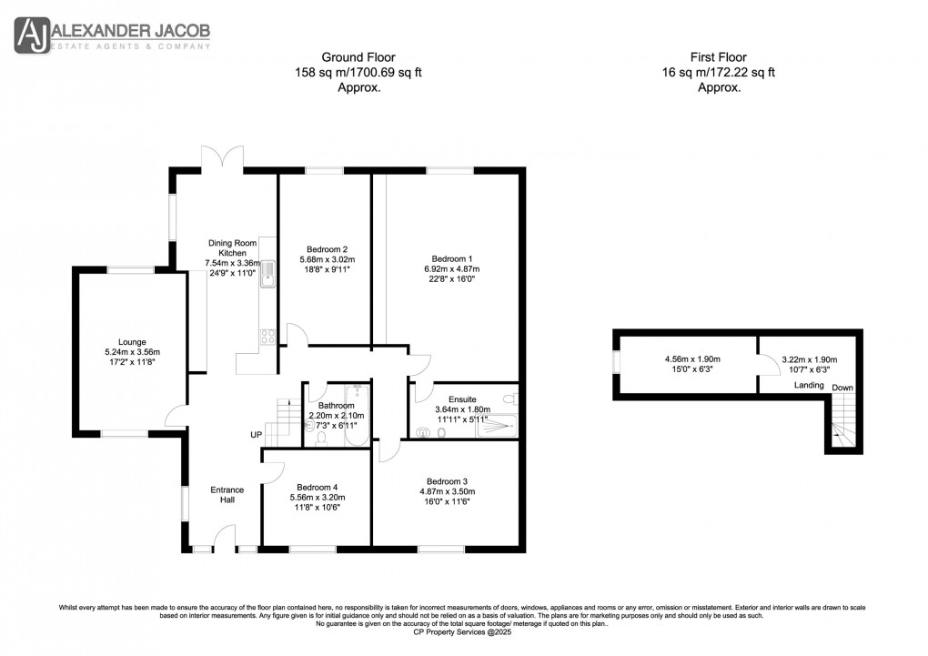 Floorplan for West Drayton, Retford, Nottinghamshire
