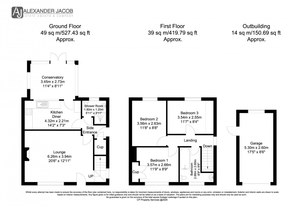 Floorplan for Ragnall, Newark, Nottinghamshire