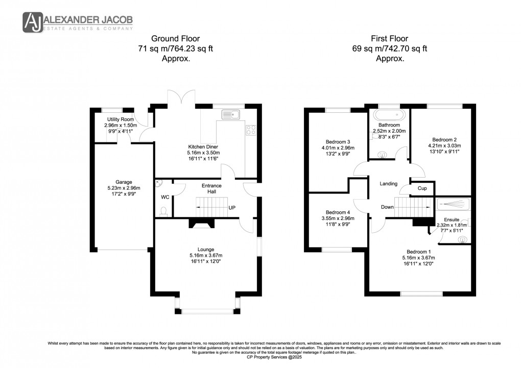 Floorplan for Rampton, Retford, Nottinghamshire