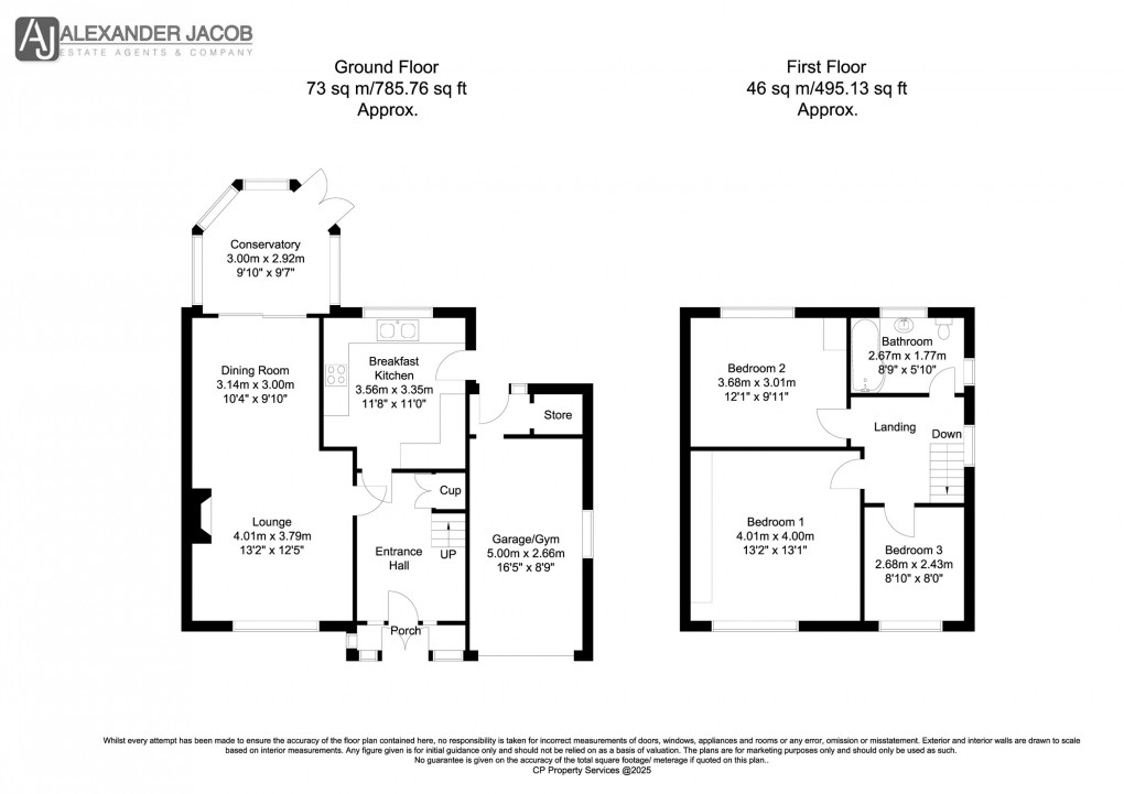 Floorplan for Elkesley, Retford, Nottinghamshire