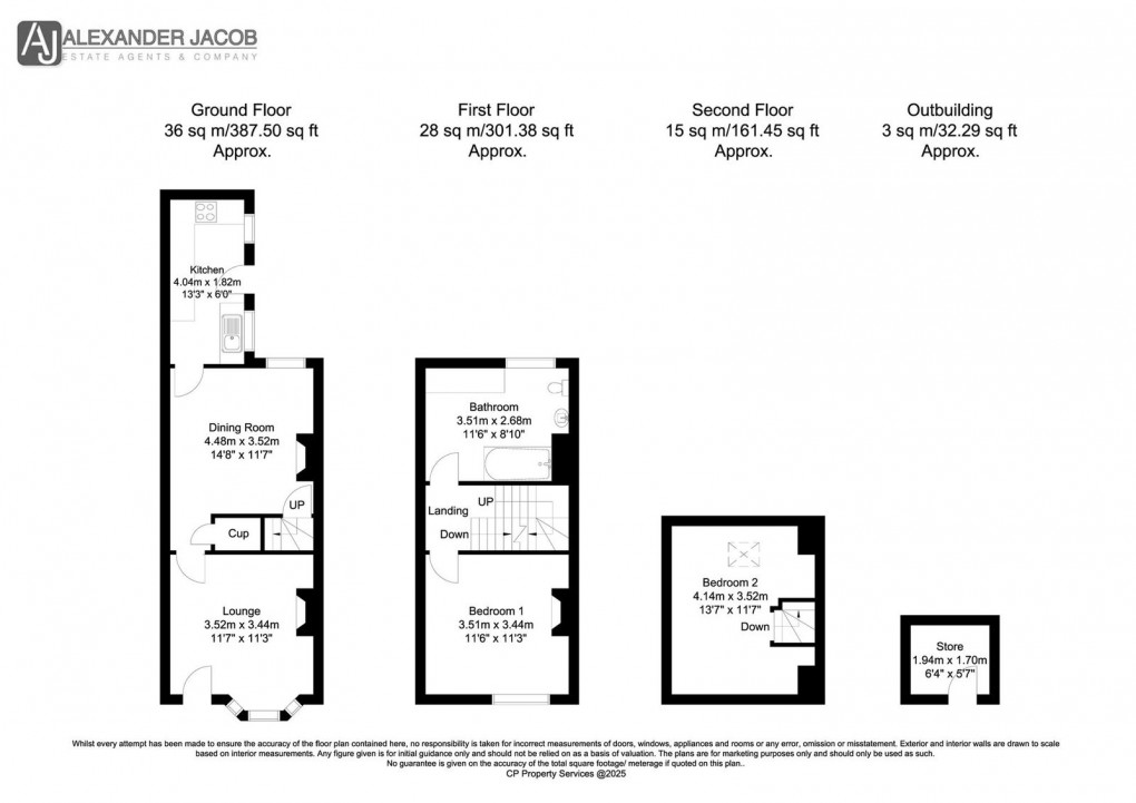 Floorplan for Cobwell Road, Retford, Nottinghamshire