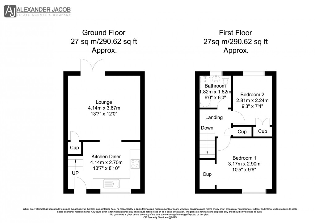 Floorplan for Meden Way, Retford, Nottinghamshire
