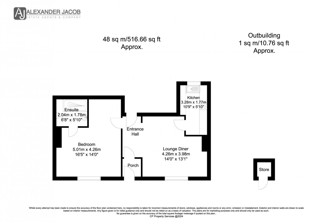 Floorplan for Moorgate, Retford, Nottinghamshire