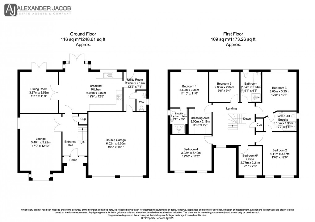 Floorplan for Snowden Drive, Retford, Nottinghamshire