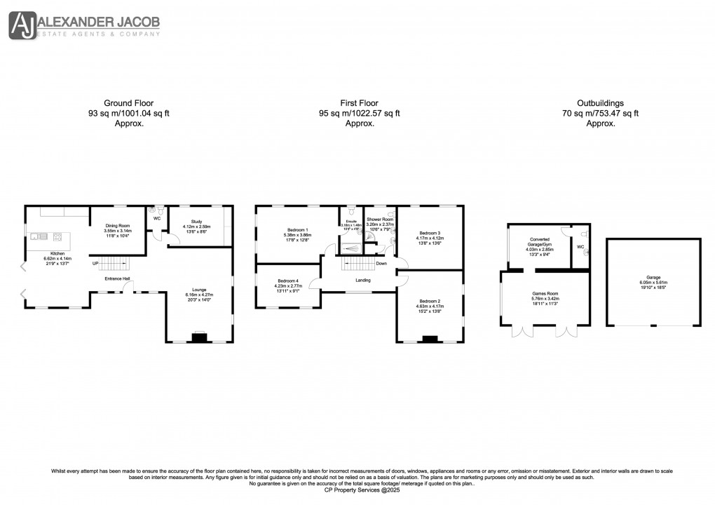 Floorplan for Kexby, Gainsborough, Lincolnshire