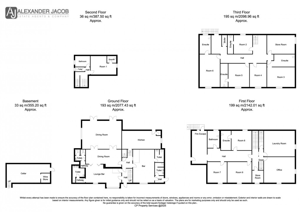 Floorplan for Markham Moor, Retford, Nottinghamshire
