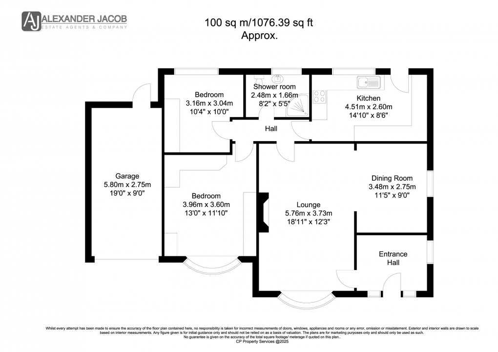 Floorplan for Elkesley, Retford, Nottinghamshire