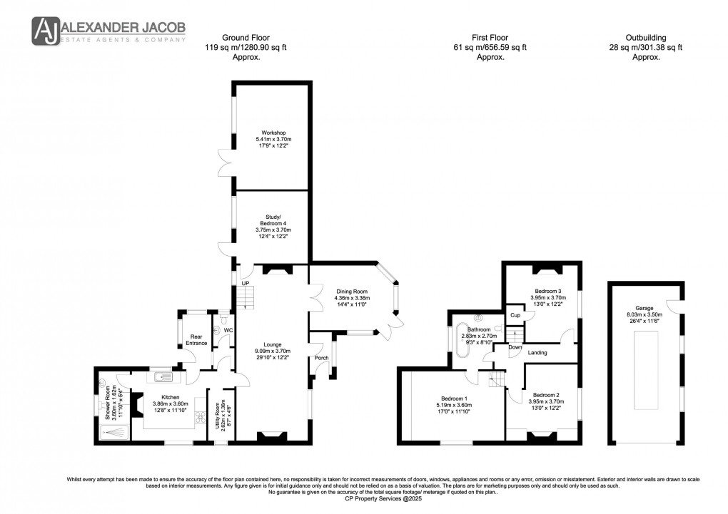 Floorplan for North Leverton, Retford, Nottinghamshire