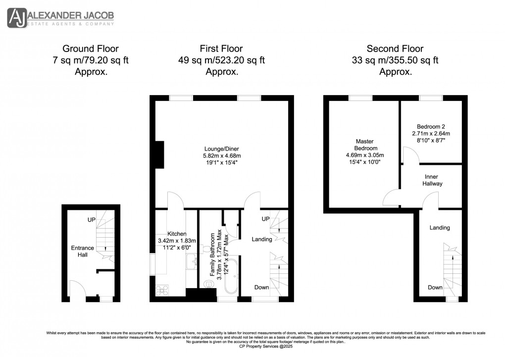 Floorplan for Glasby Square, Retford, Nottinghamshire