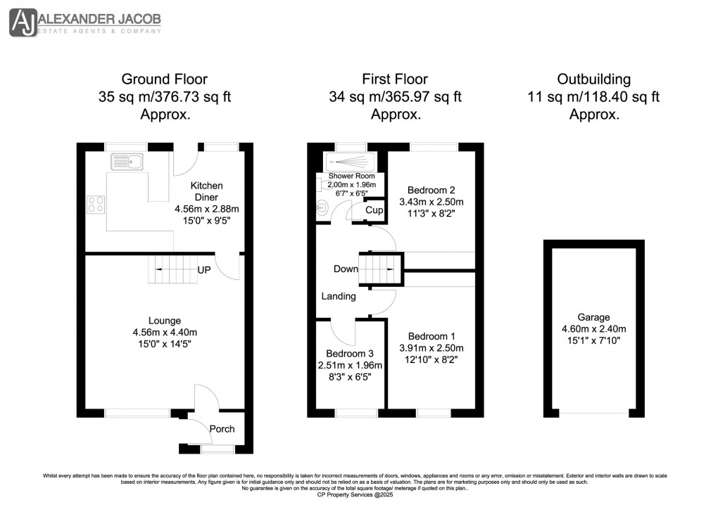Floorplan for Holdenby Close, Retford, Nottinghamshire