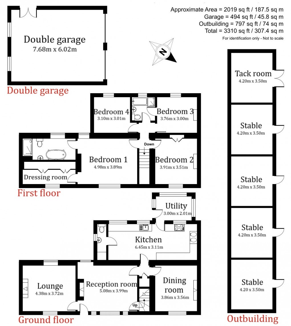 Floorplan for Ackworth, Pontefract, West Yorkshire