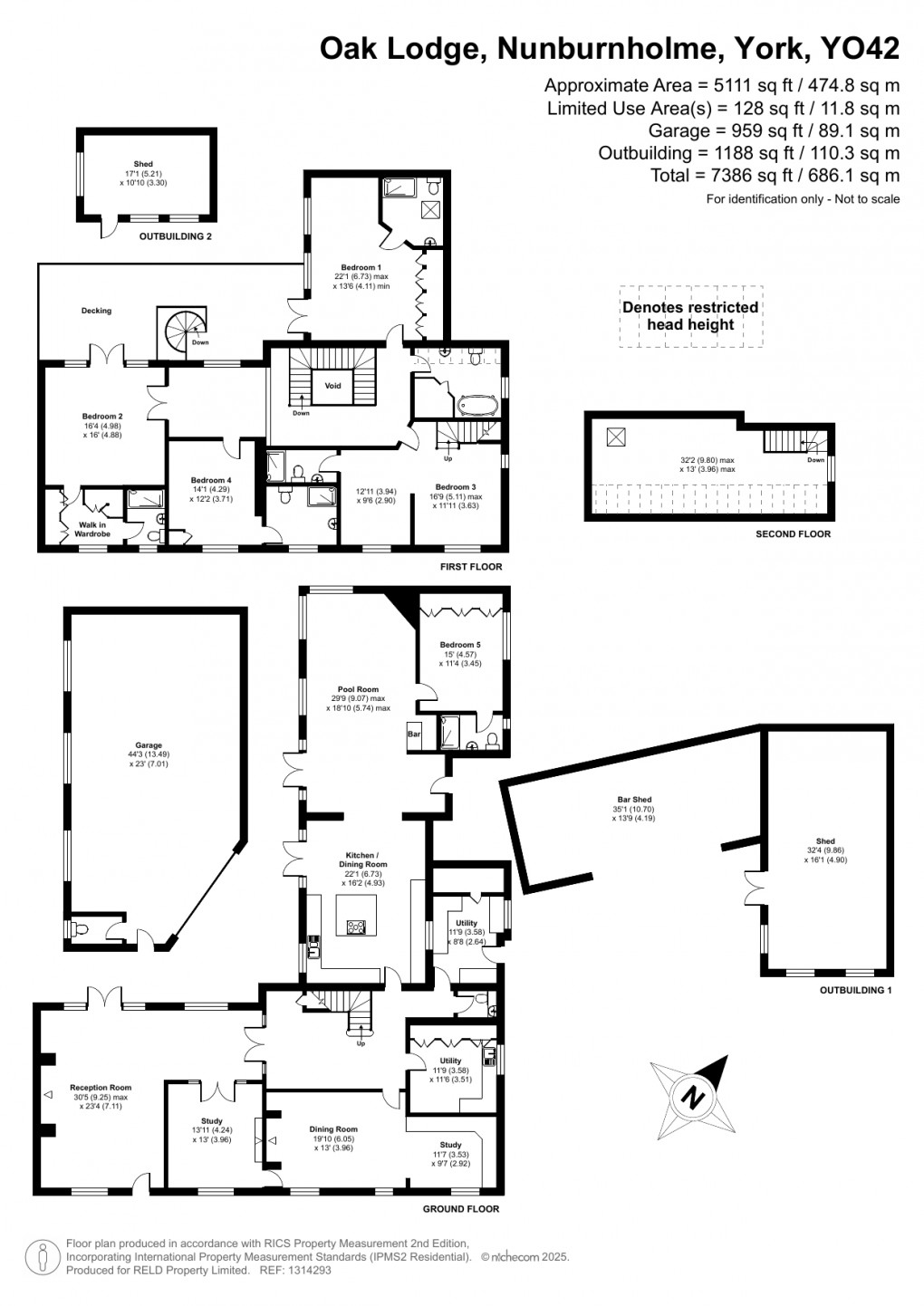 Floorplan for Nunburnholme, York