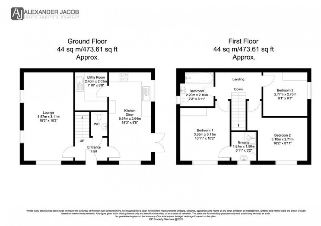 Floorplan for Emma Grove, Retford, Nottinghamshire