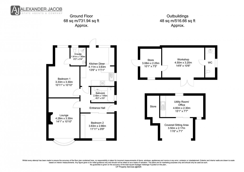 Floorplan for Whinney Moor Lane, Retford, Nottinghamshire