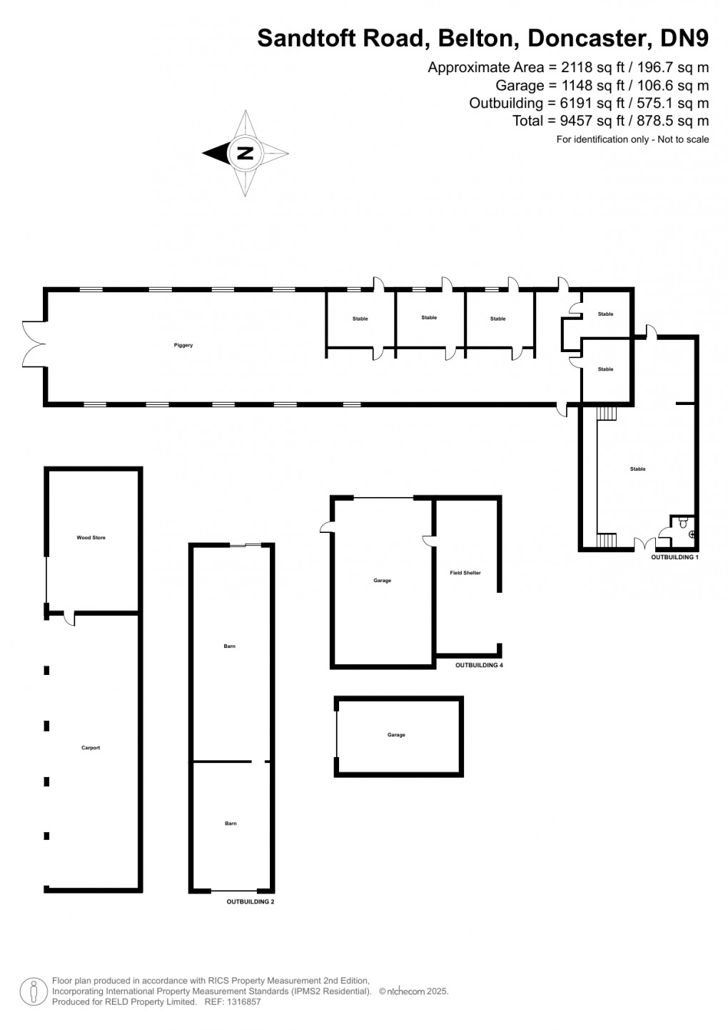 Floorplan for Belton, Doncaster, Lincolnshire