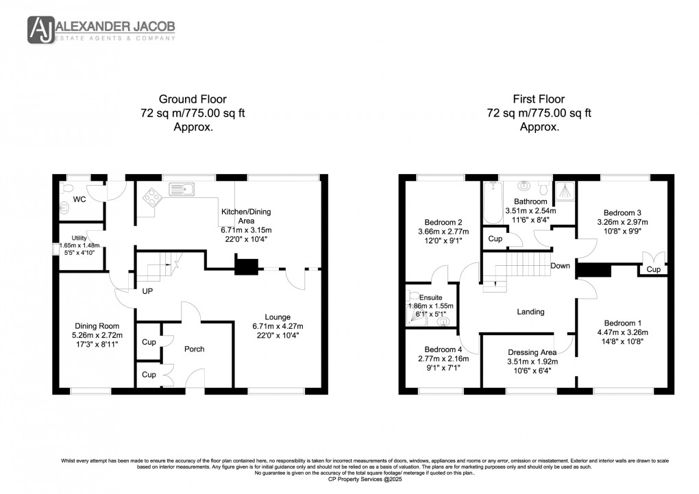 Floorplan for North Leverton, Retford, Nottinghamshire