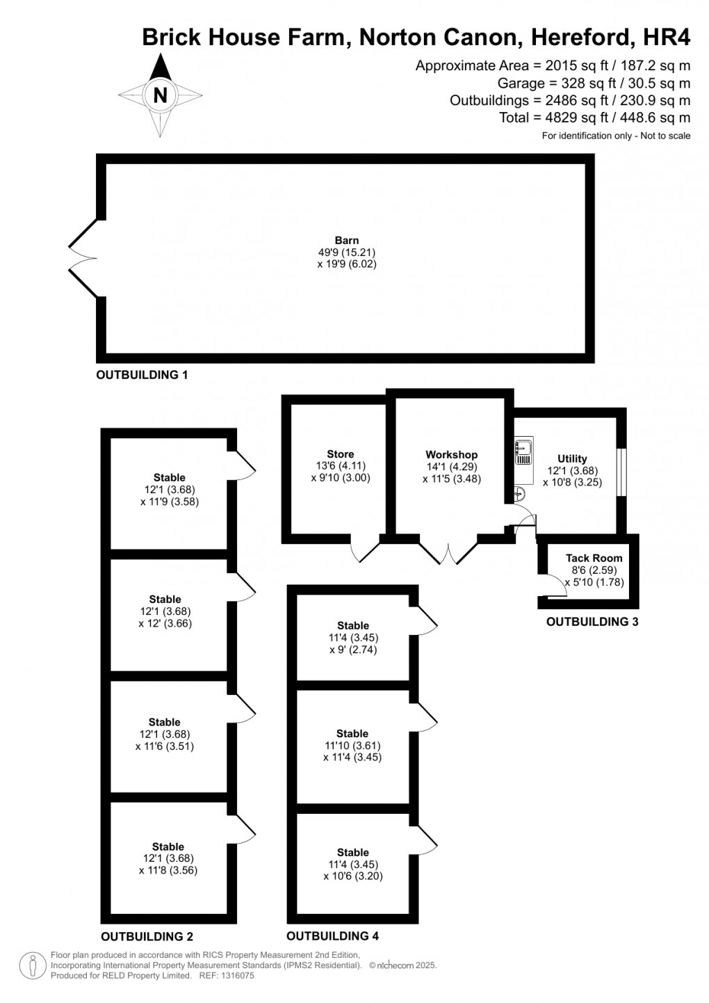 Floorplan for Norton Canon, Hereford