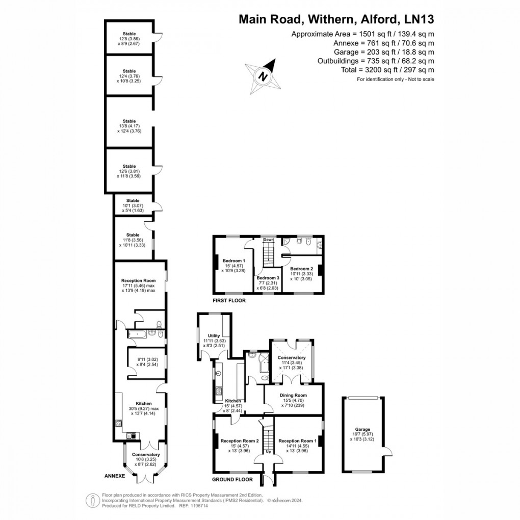 Floorplan for Withern, Alford, Lincolnshire