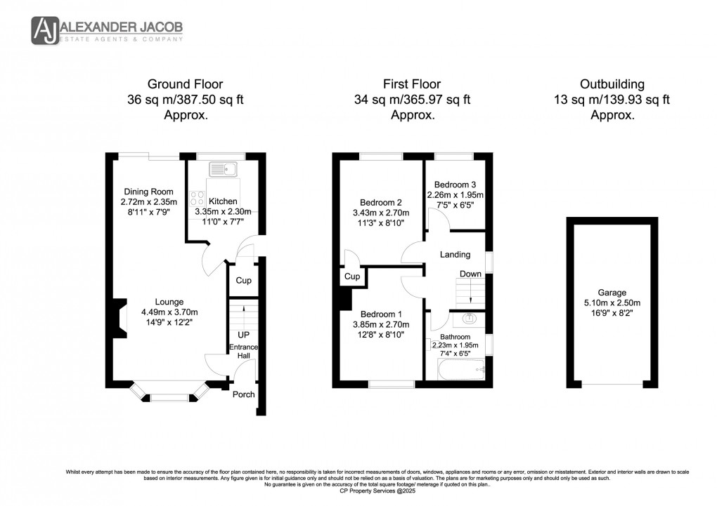 Floorplan for Camborne Close, Retford, Nottinghamshire