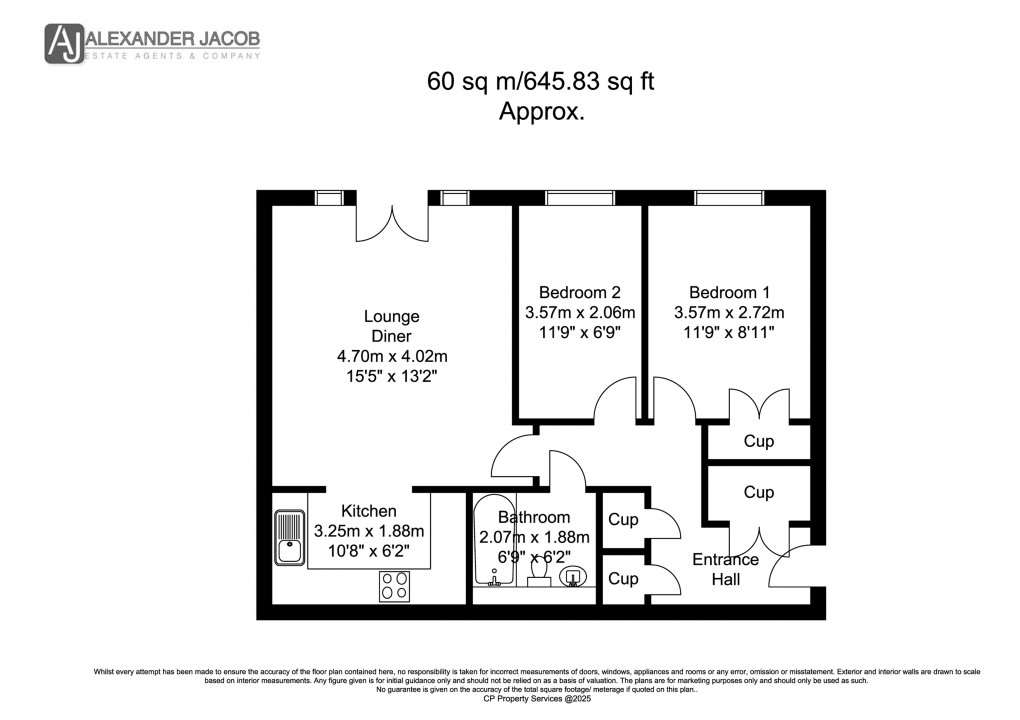 Floorplan for Mill Bridge Close, Retford, Nottinghamshire