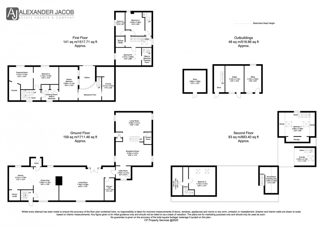 Floorplan for Brightholmlee, Sheffield, South Yorkshire