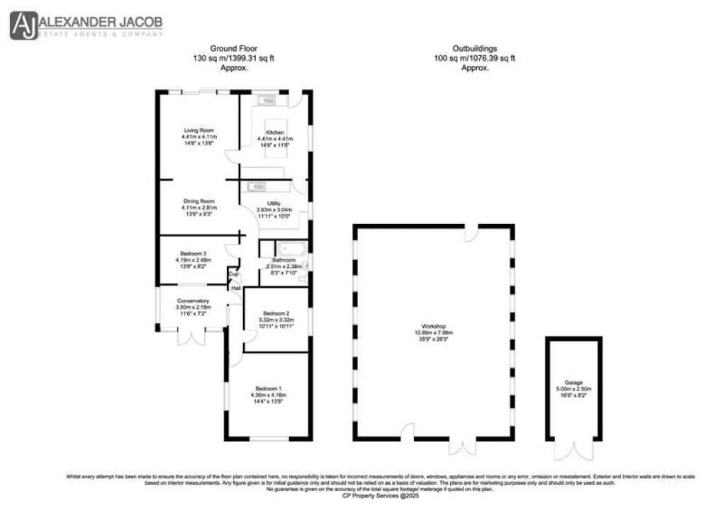 Floorplan for Forest Town, Mansfield, Nottinghamshire