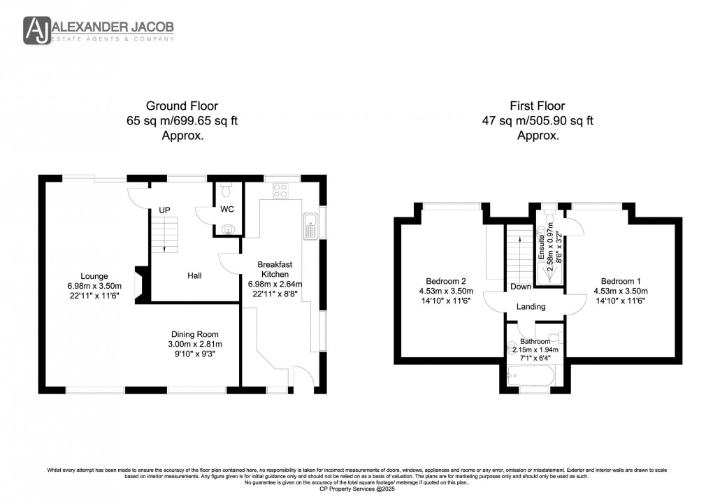 Floorplan for Myrtle Street, Retford, Nottinghamshire