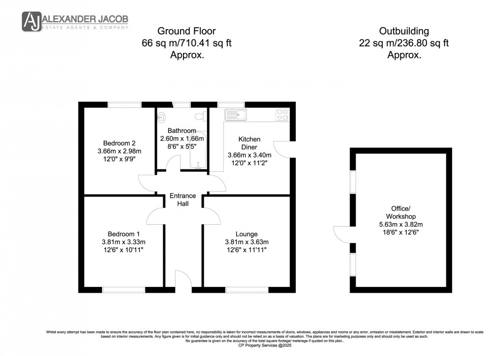 Floorplan for Newton Street, Retford, Nottinghamshire