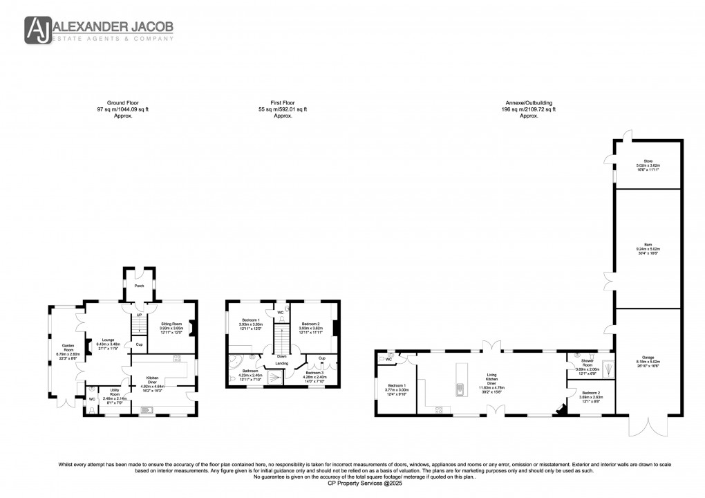 Floorplan for Ranskill, Retford, Nottinghamshire