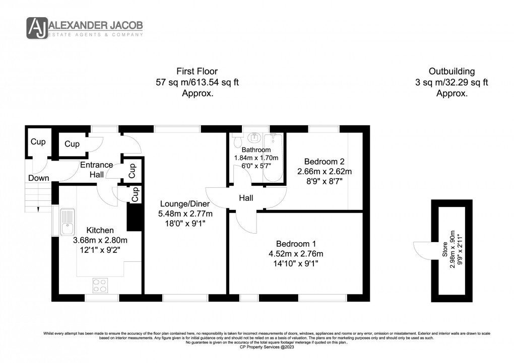 Floorplan for The Oval, Retford, Nottinghamshire