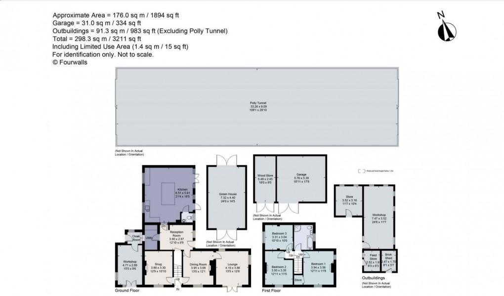 Floorplan for Benwick, March, Cambridgeshire