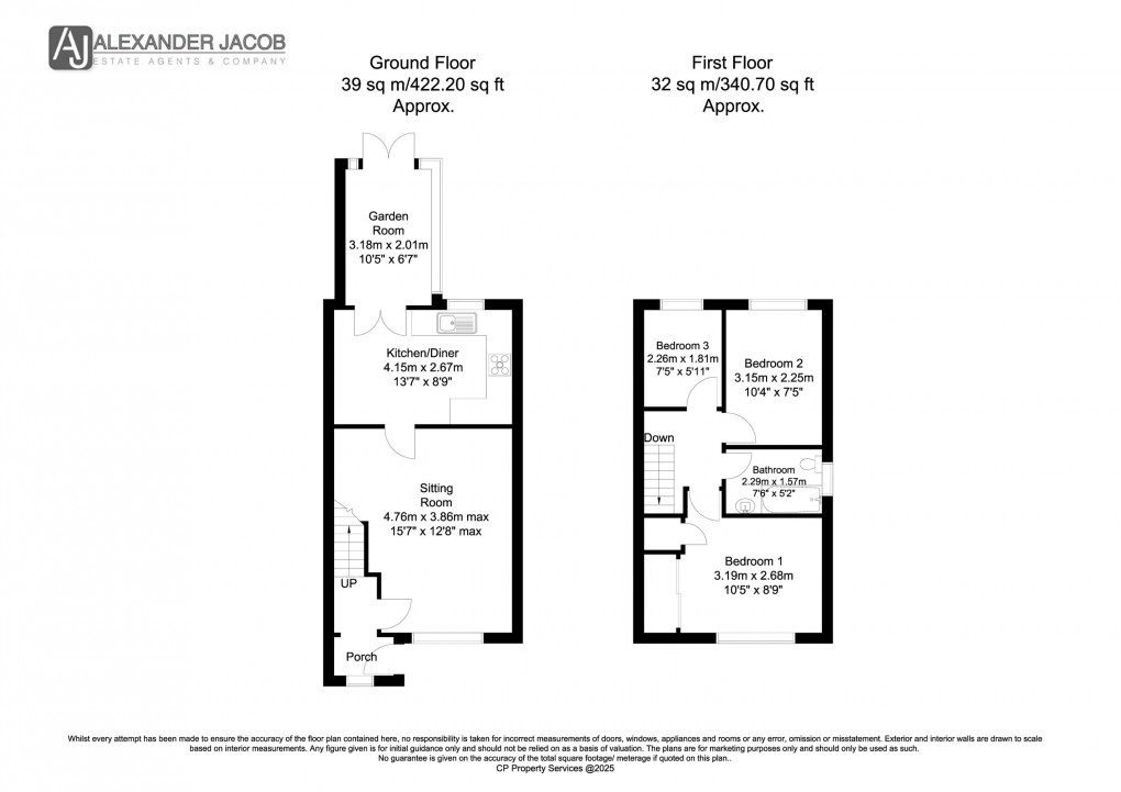 Floorplan for Redforde Park Avenue, Retford, Nottinghamshire