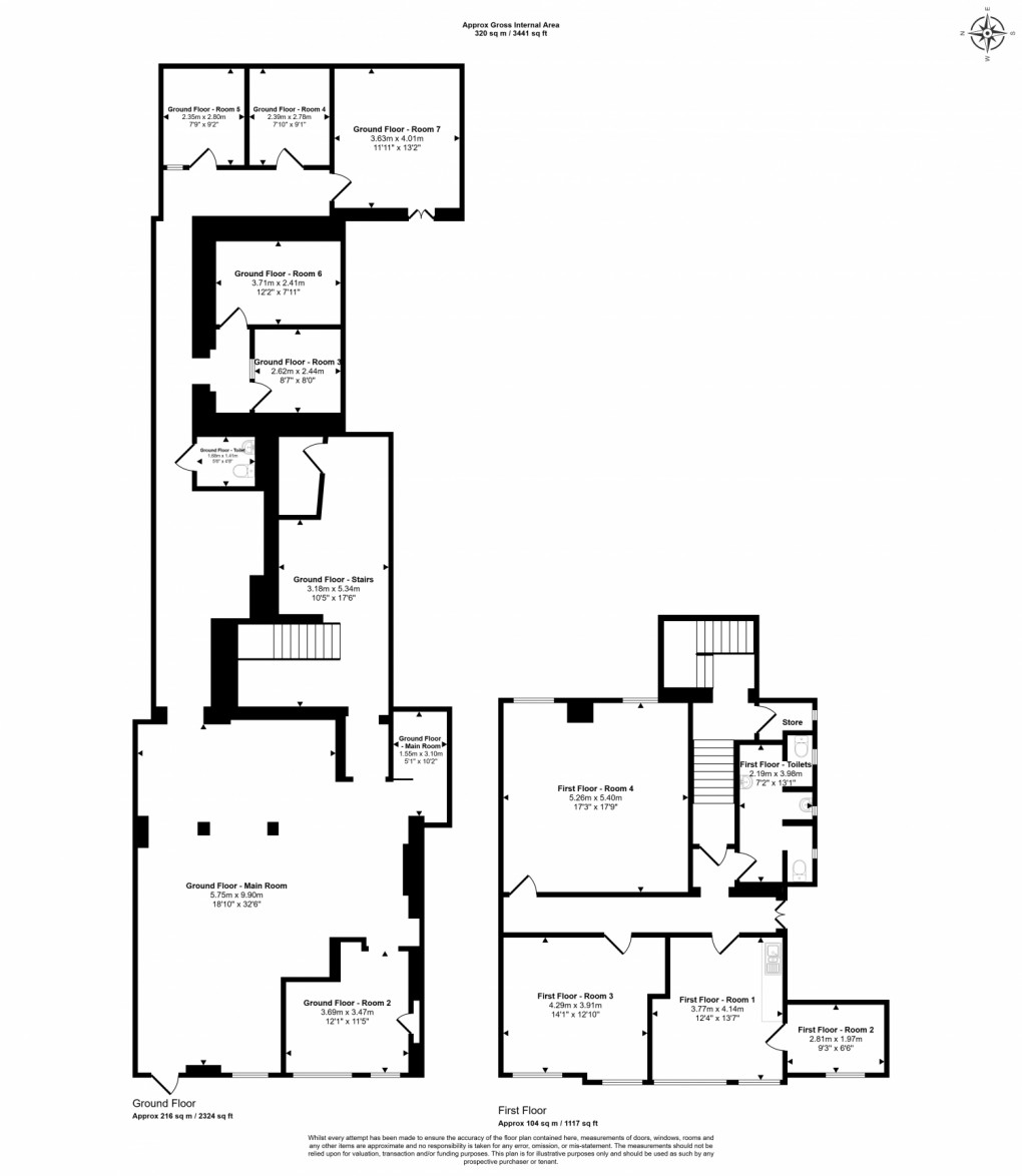 Floorplan for Market Place, Retford, Nottinghamshire