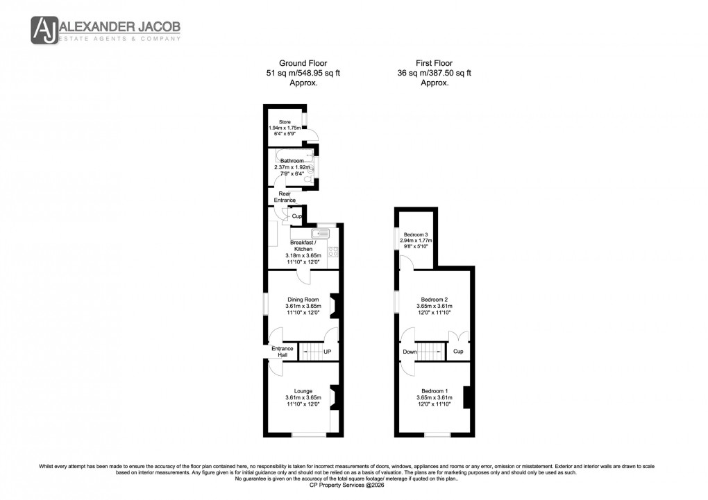 Floorplan for Thrumpton Lane, Retford, Nottinghamshire