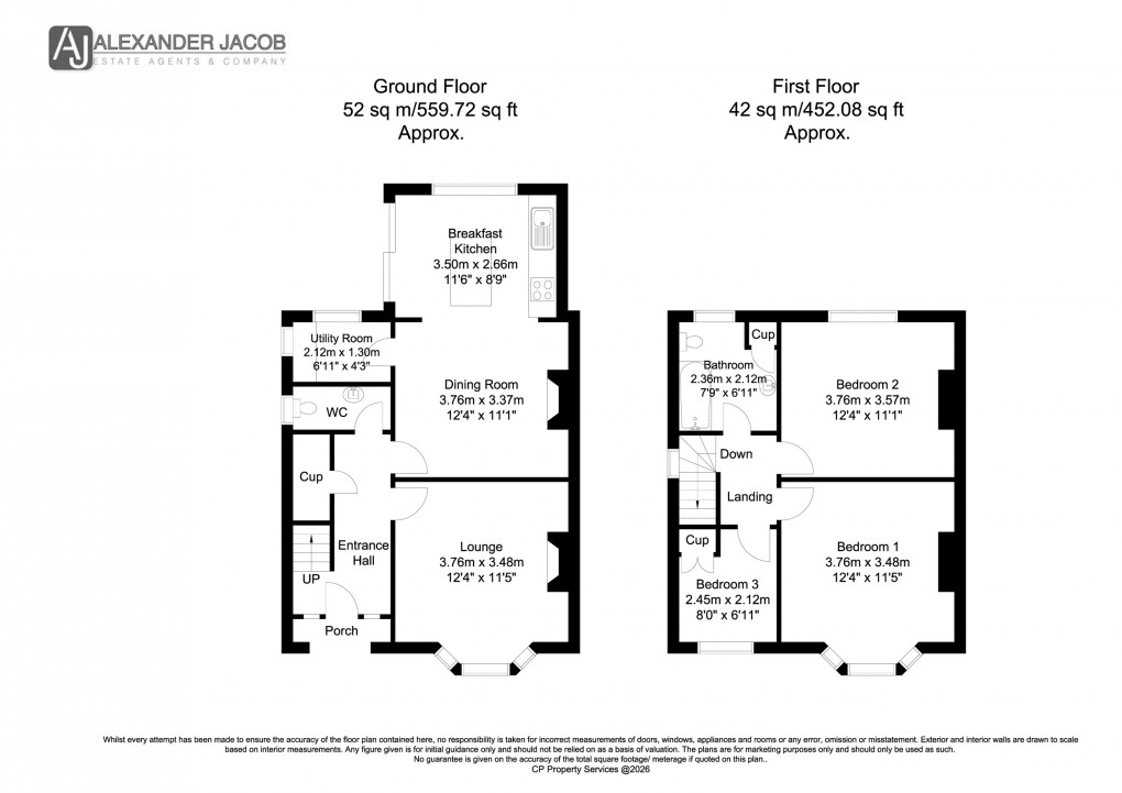 Floorplan for Leverton Road, Retford, Nottinghamshire