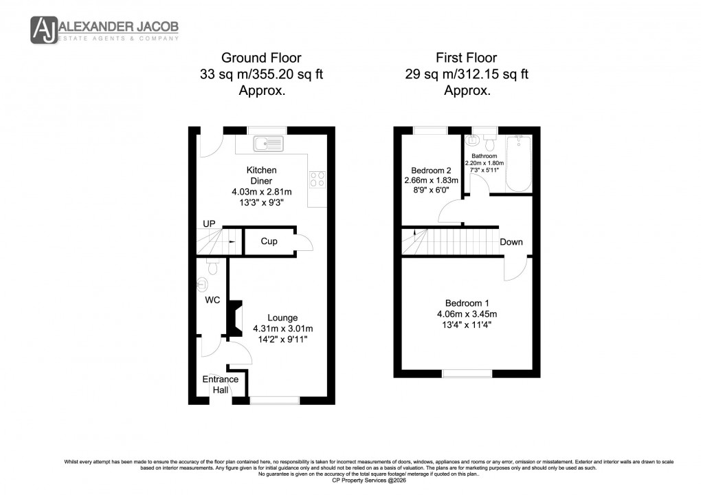 Floorplan for Whitehall Court, Retford, Nottinghamshire