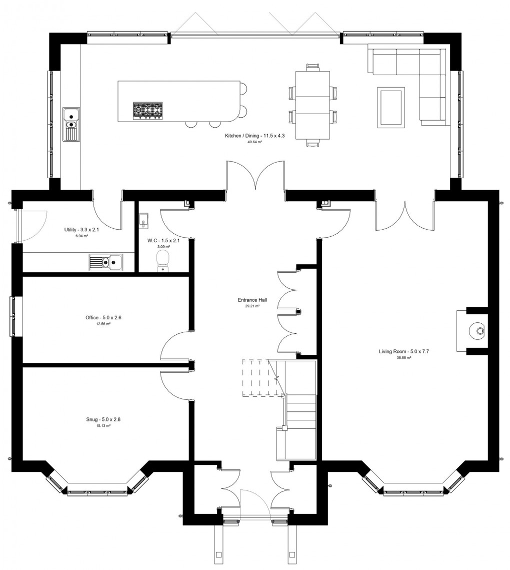 Floorplan for Top Pasture Lane, North Wheatley, DN22