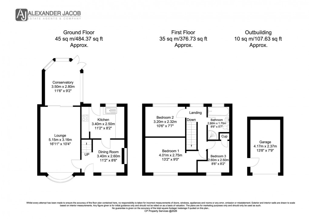 Floorplan for Orchard Crescent, Tuxford, NG22