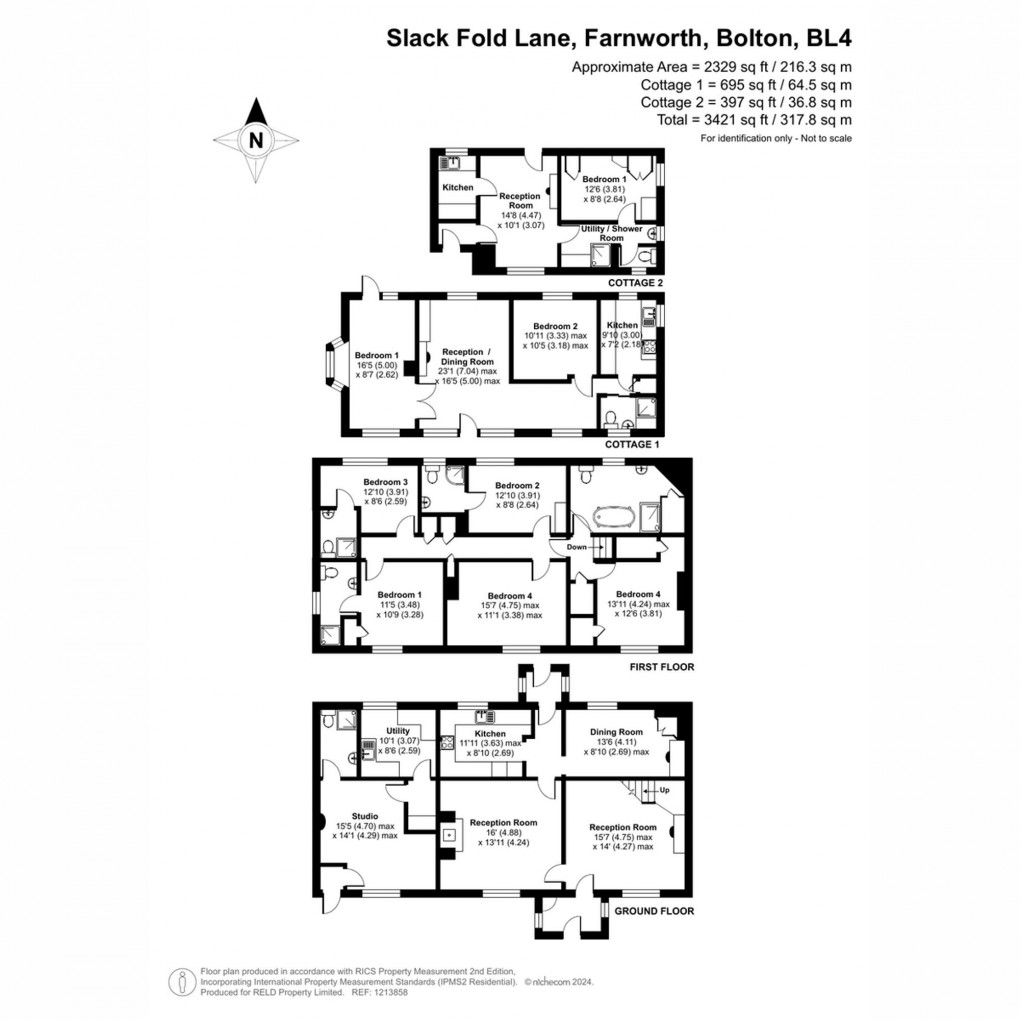 Floorplan for Slack Fold Lane, Farnworth, BL4