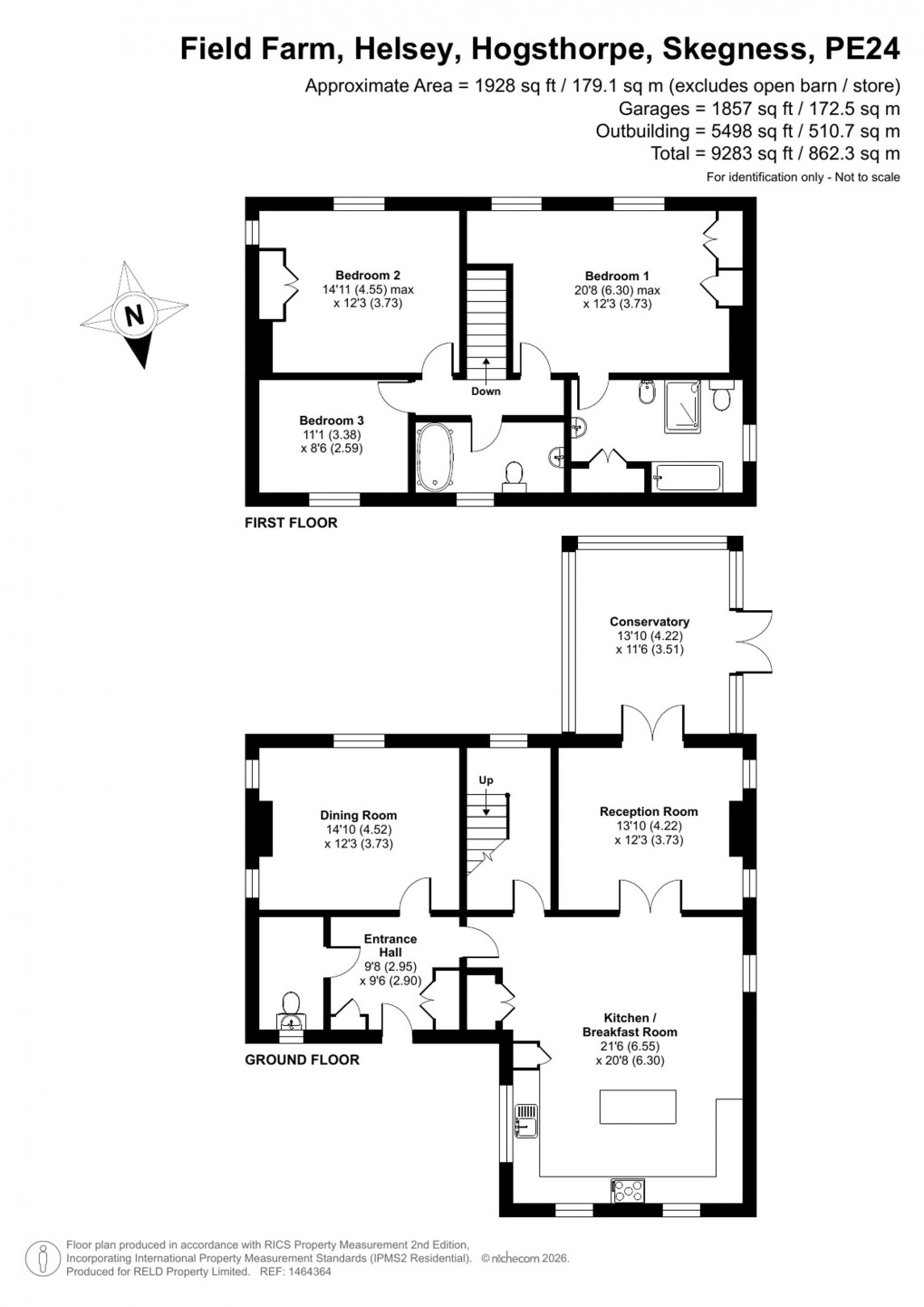Floorplan for Helsey, Hogsthorpe, PE24