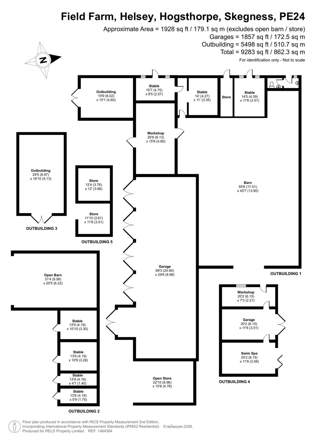 Floorplan for Helsey, Hogsthorpe, PE24