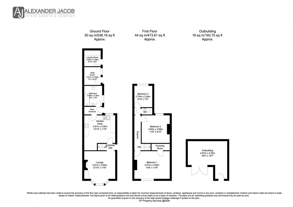 Floorplan for Tunnel Road, Retford, DN22