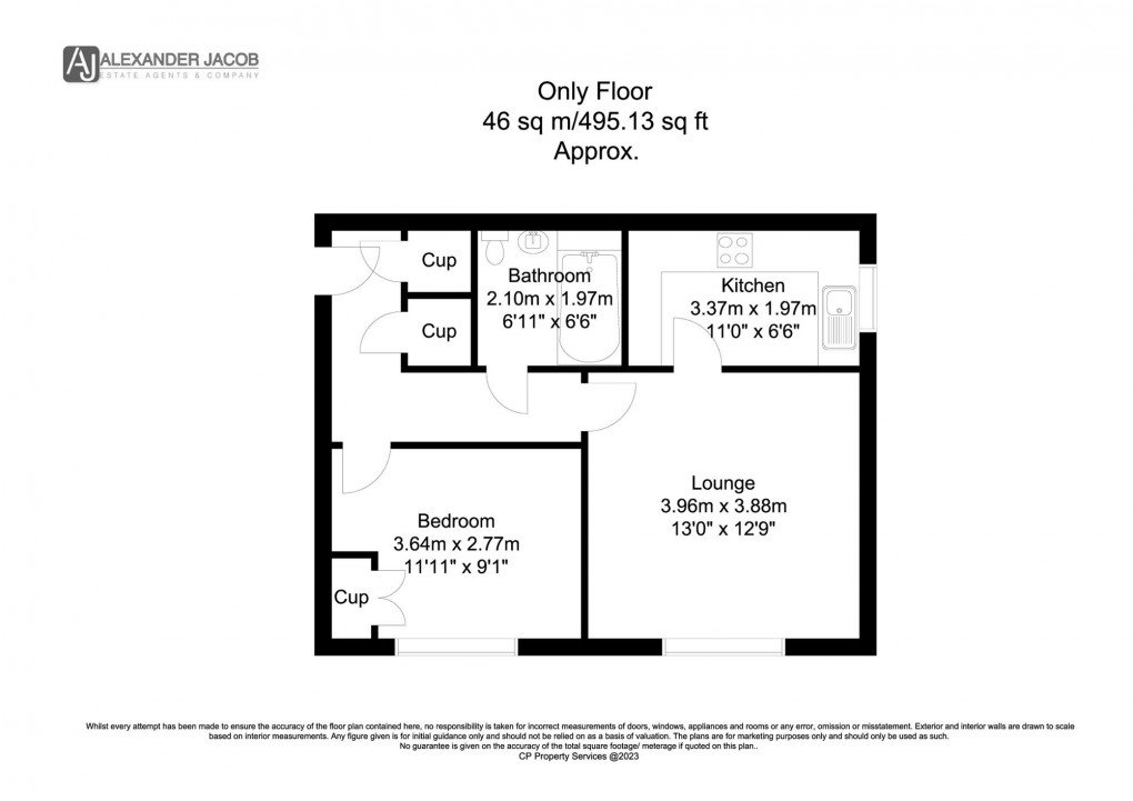 Floorplan for Mill Bridge Close, Retford, DN22