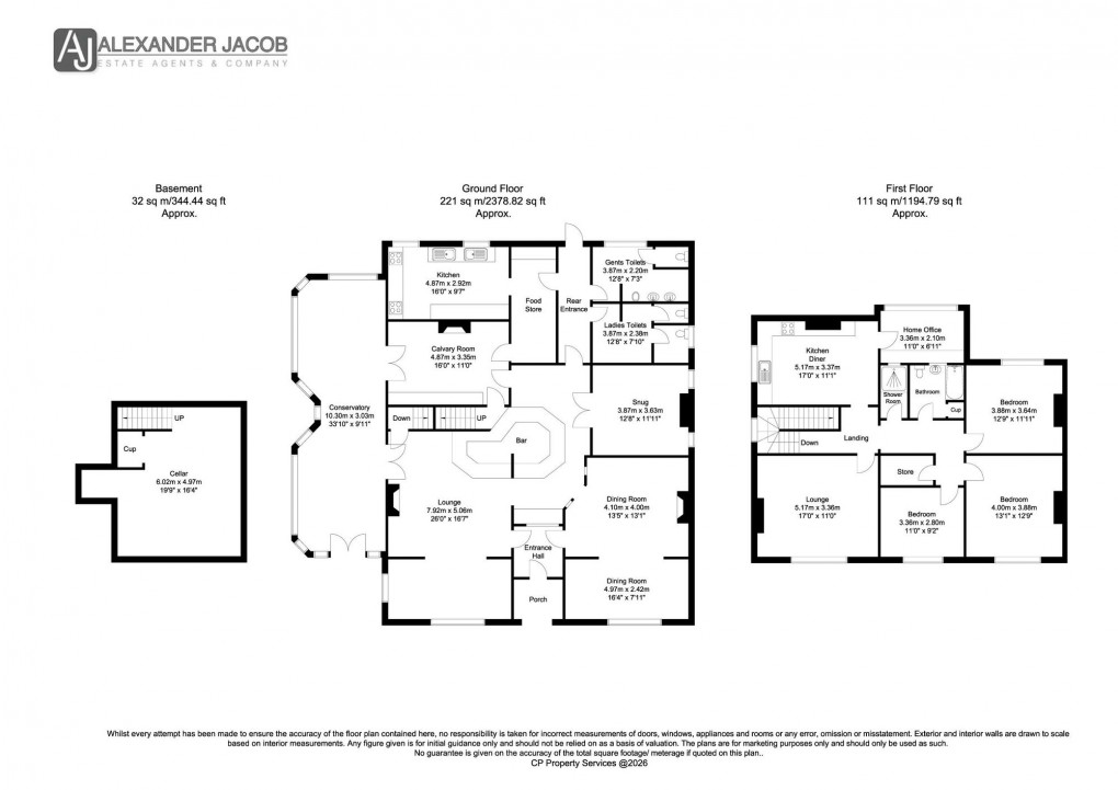 Floorplan for Cottam, Retford, DN22
